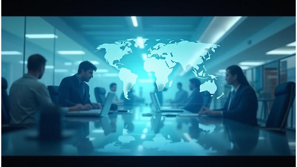グローバル企業のブランド紹介ビデオのスクリーンショット