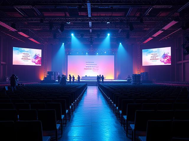 大規模イベントの準備風景